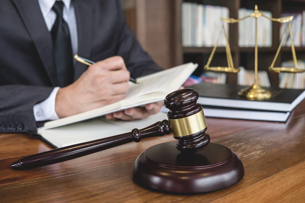 Legal law, advice and justice concept, Judge gavel with Justice lawyers