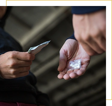 drug trafficking, crime, addiction and sale