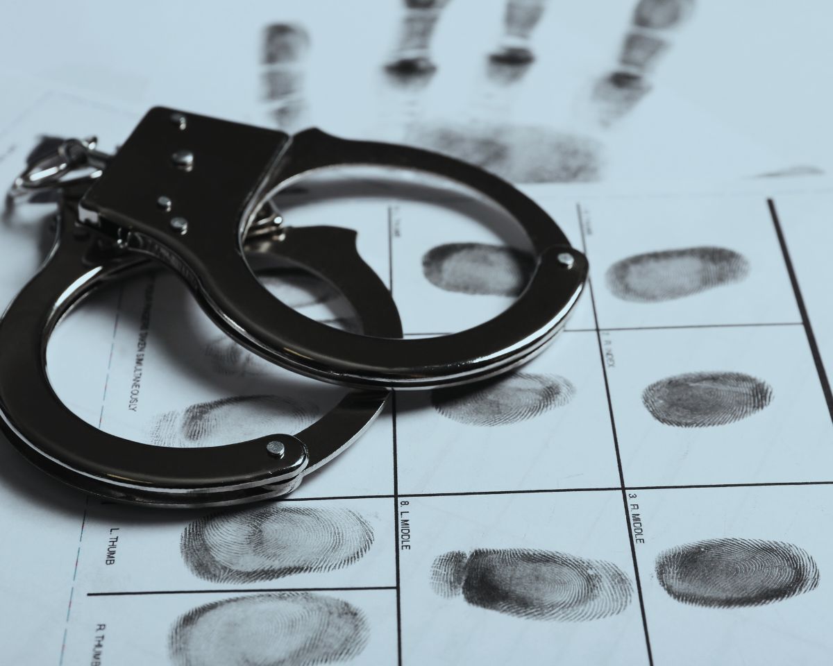 Expungement: A detailed view of a criminal record document.