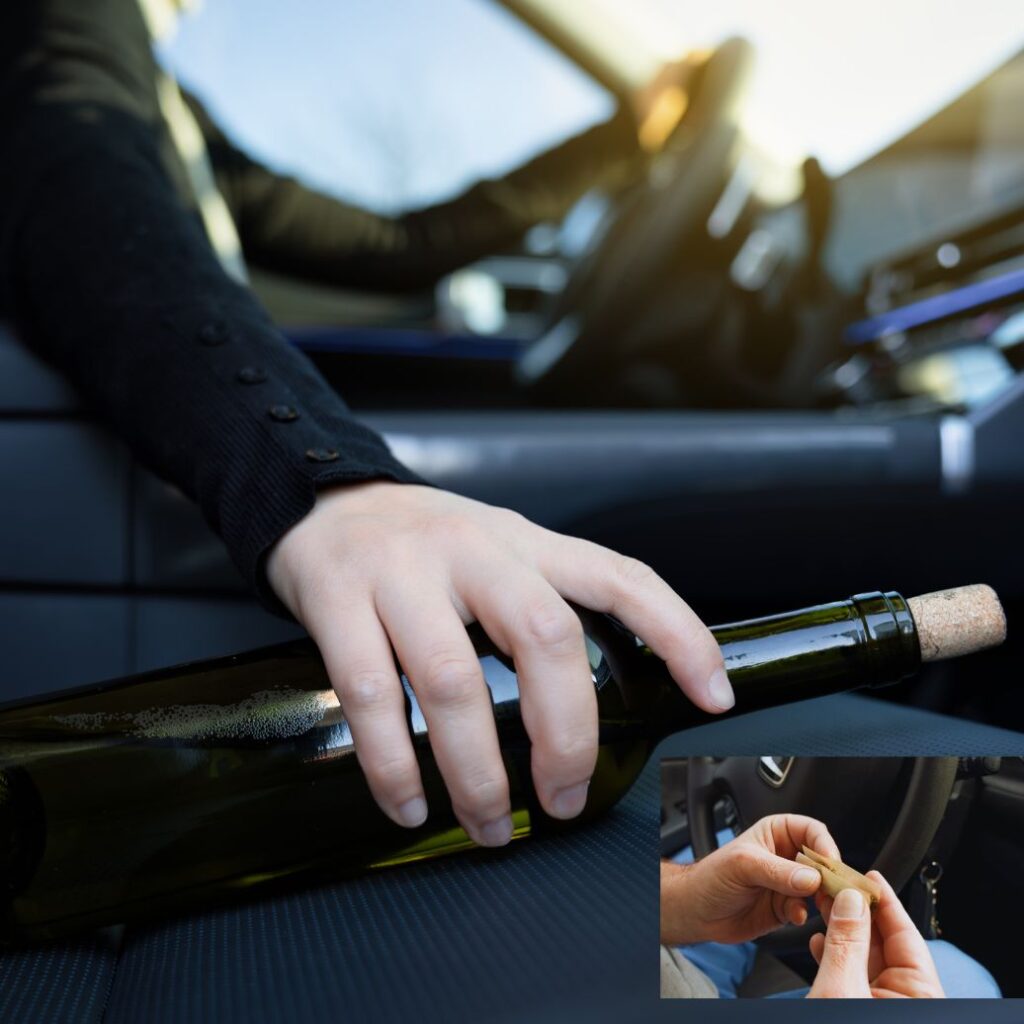 : DUI causing injury: An image showing a driver under the influence, emphasizing the serious consequences and dangers of impaired driving.