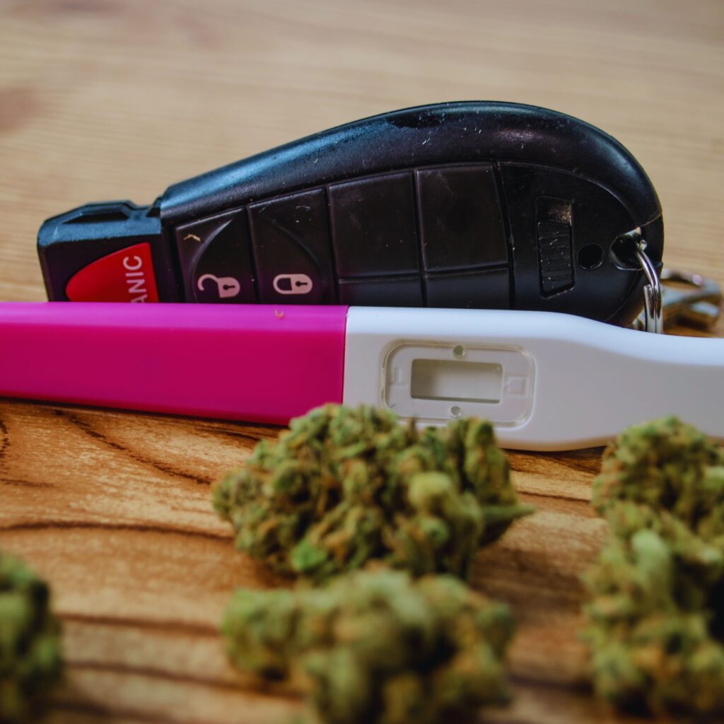 Driver under the influence of drugs, highlighting the risks and legal consequences.