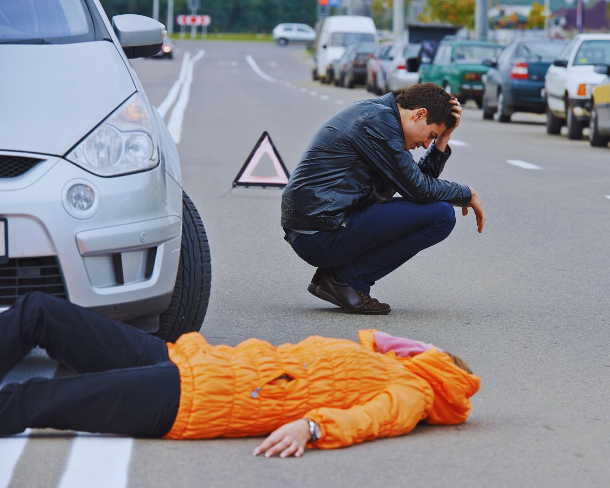 A driver attending a DMV fatality hearing to discuss their involvement in a serious traffic accident.