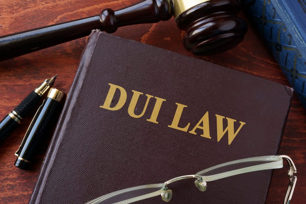 CALIFORNIA DUI BAIL - A law book on DUI regulations and legal procedures.