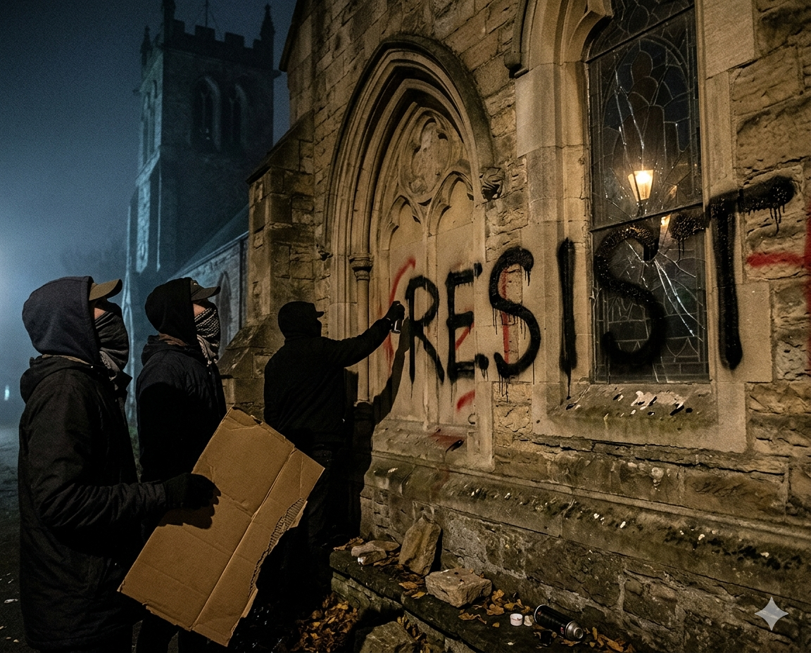 VANDALIZING