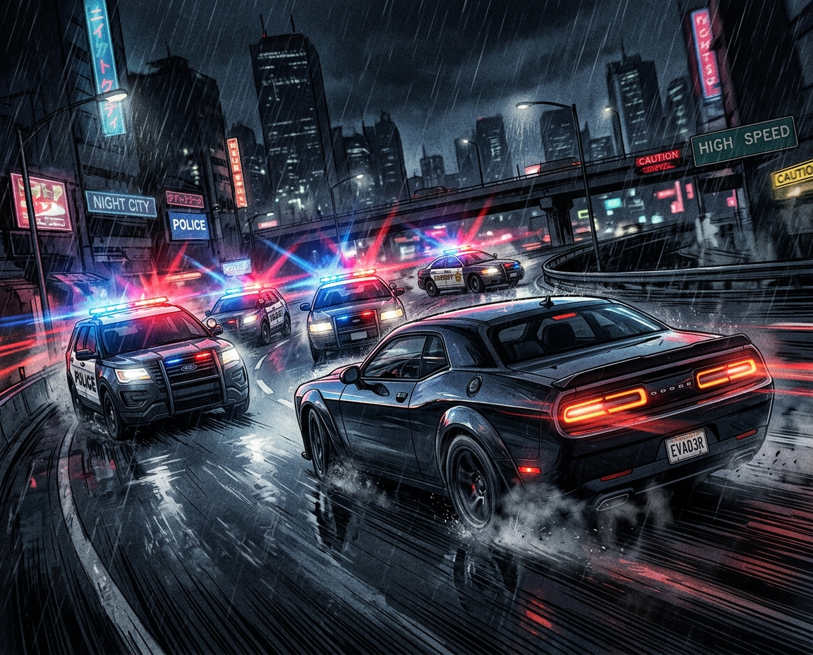 EVADING AN OFFICER