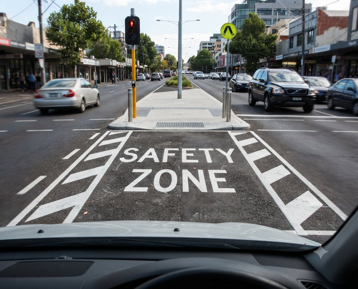 DRIVING THROUGH A SAFETY ZONE