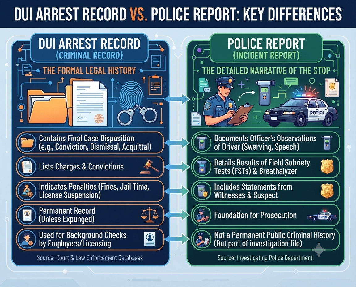 DUI ARREST RECORD