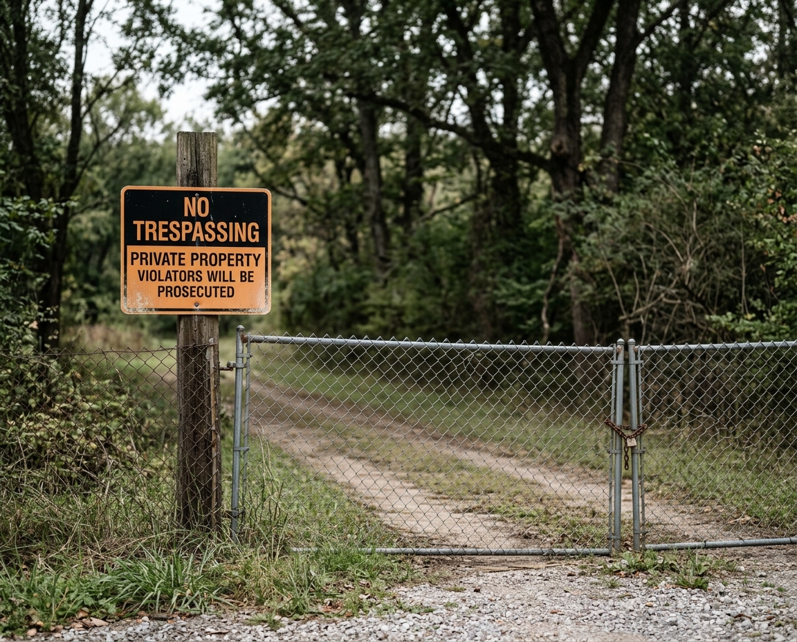 trespassing